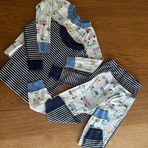 Hanna Andersson Moon and Back pajamas (set of 2) kids size 4